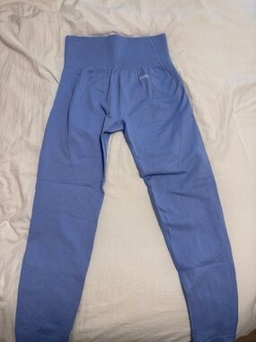 AYBL Ribbed Crop Top - Periwinkle Blue